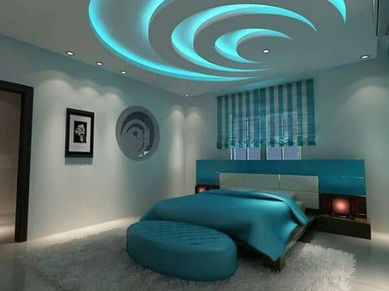 False Ceiling, Vinyl Flooring, Wallpaper, Gypsum Ceiling 2