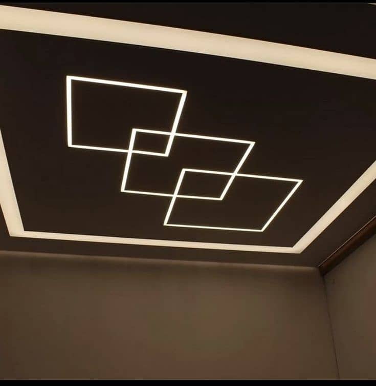 False Ceiling, Vinyl Flooring, Wallpaper, Gypsum Ceiling 6