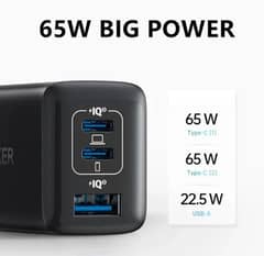 ANKER ka 100% Original 65w Tiro Charger hy