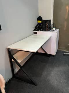 k shape table for office gaming and study etc.