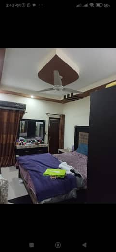 SECTOR 09 BEAUTIFUL GROUND FLOOR 02 BED LOUNGE NORTH KARACHI