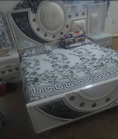 Double bed with mattress & king size Dressing