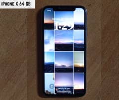 iPhone X 64 GB for sale in excellent condition.