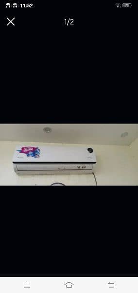 Dawlance 1.5 ton DC inverter heat and cool - 10by10 condition 0