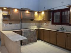 three bed dd ground floor portion for rent in johar