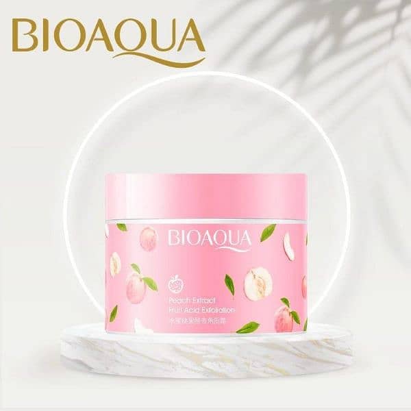 Peach extract exfoliating gel face cream with free delivery 1