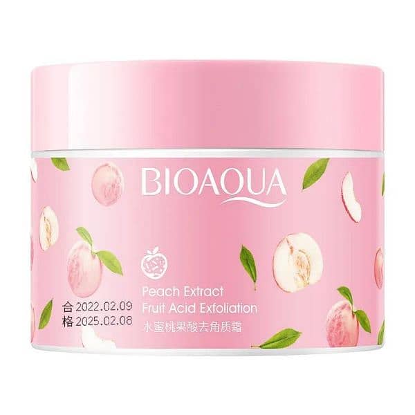 Peach extract exfoliating gel face cream with free delivery 2