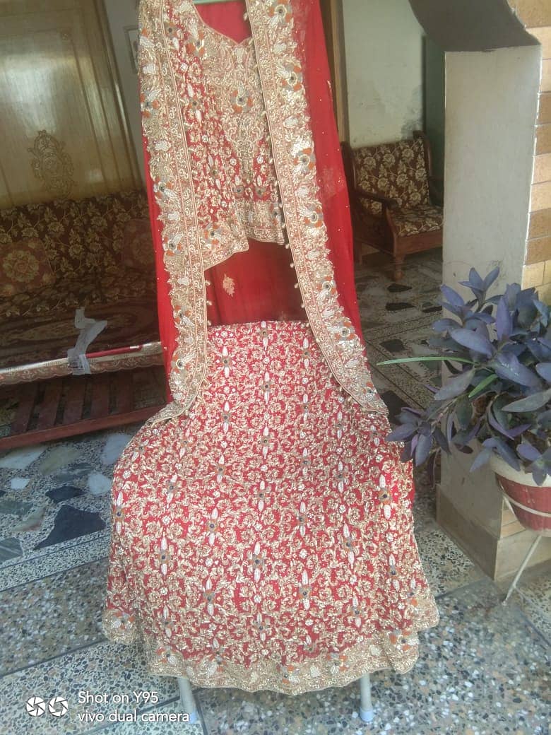 Bridal Dress / Bridal Lehanga / Wedding Dress / Red Lehanga 4