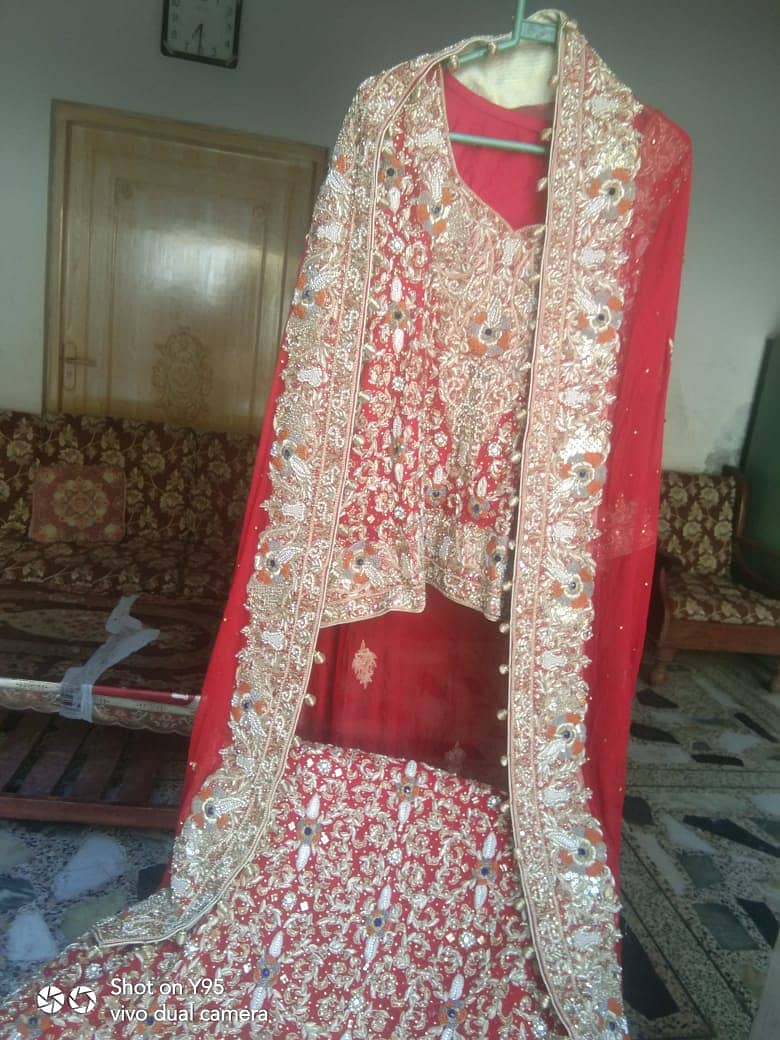 Bridal Dress / Bridal Lehanga / Wedding Dress / Red Lehanga 6