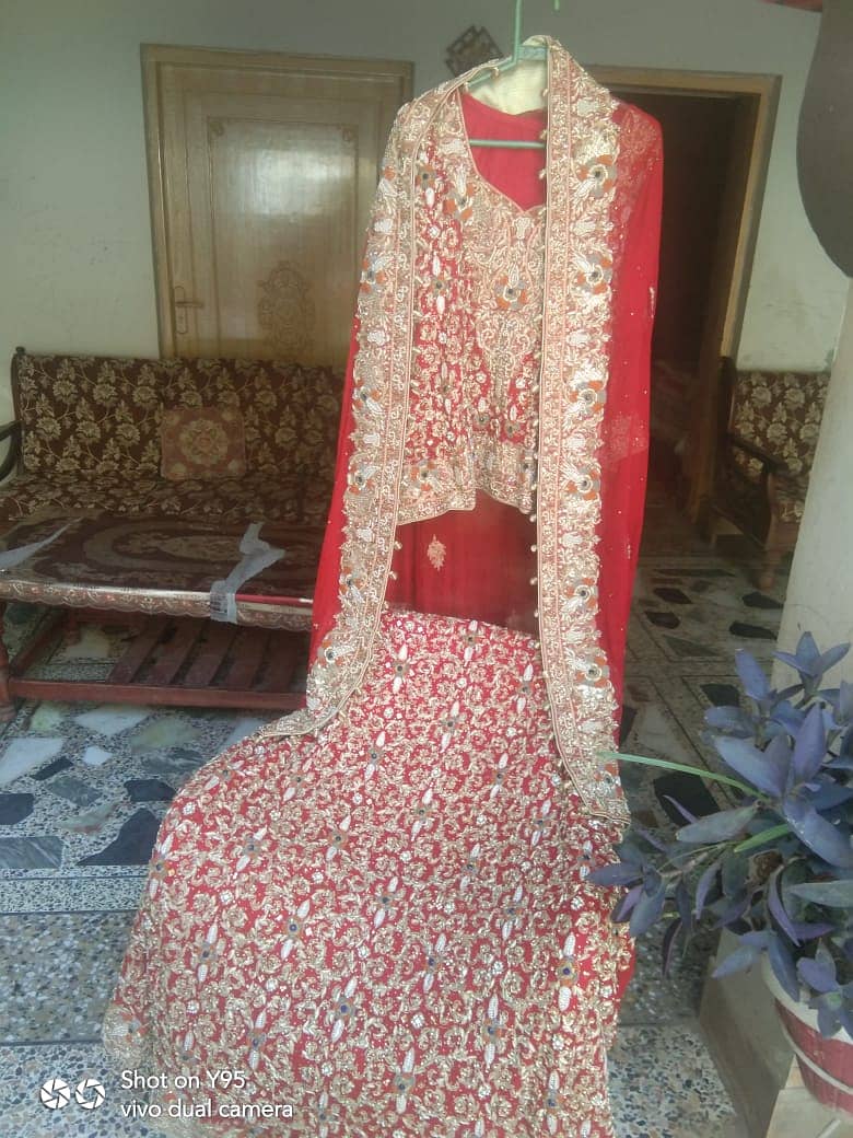 Bridal Dress / Bridal Lehanga / Wedding Dress / Red Lehanga 7