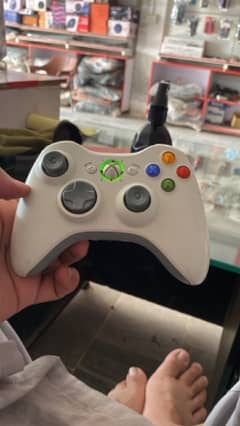 orignal xbox 360 controller wireless white colour