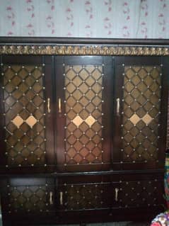 wooden wardrobe