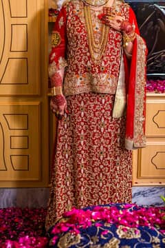 Bridal Dress / Bridal Lehanga / Wedding Dress / Red Lehanga