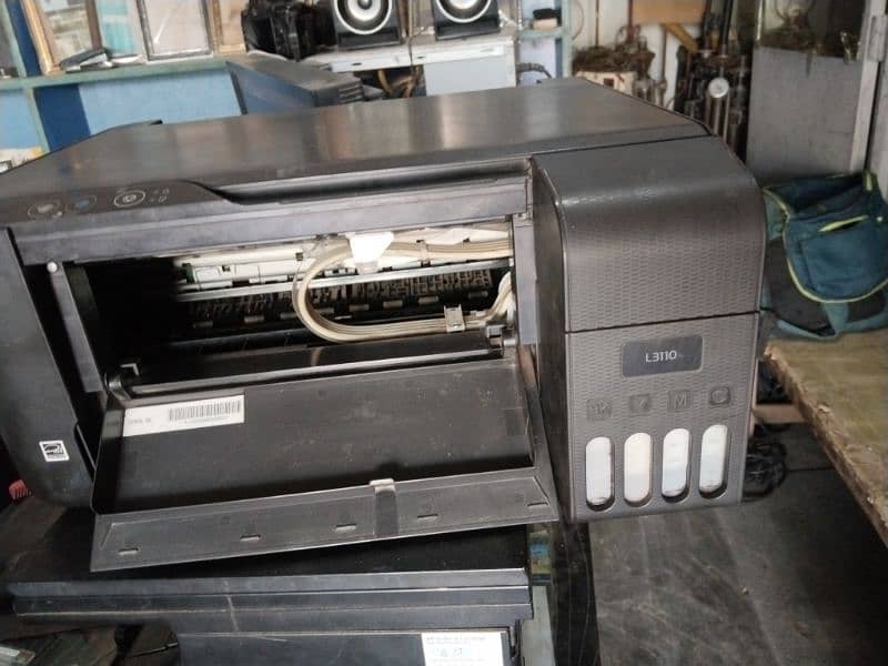 Epson l 3110 4 colour printer. used condition 1