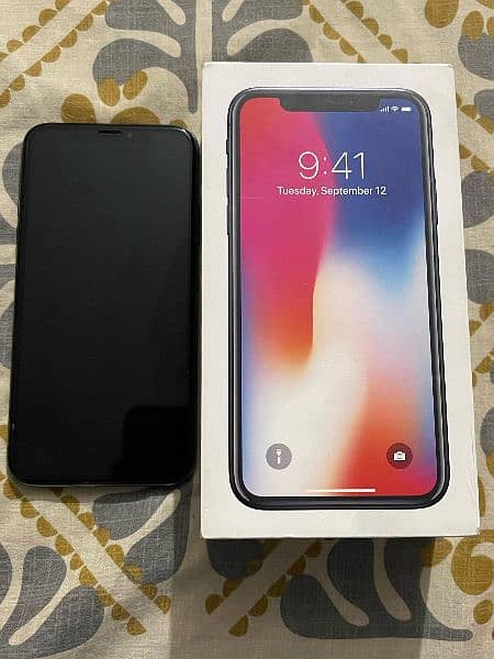 iPhone x ptaproof 256 GB all okay battery health 83 1