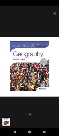 Cambridge Geography A Levels GCE Coursebook