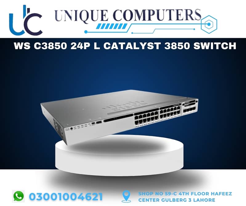 WS C3850 24P L CATALYST 3850 SWITCH 0