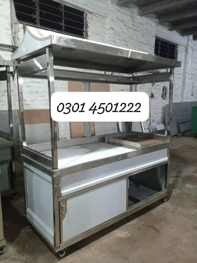 shawarma counter, burger counter, bbq counter, grill counter,Hot plat ...