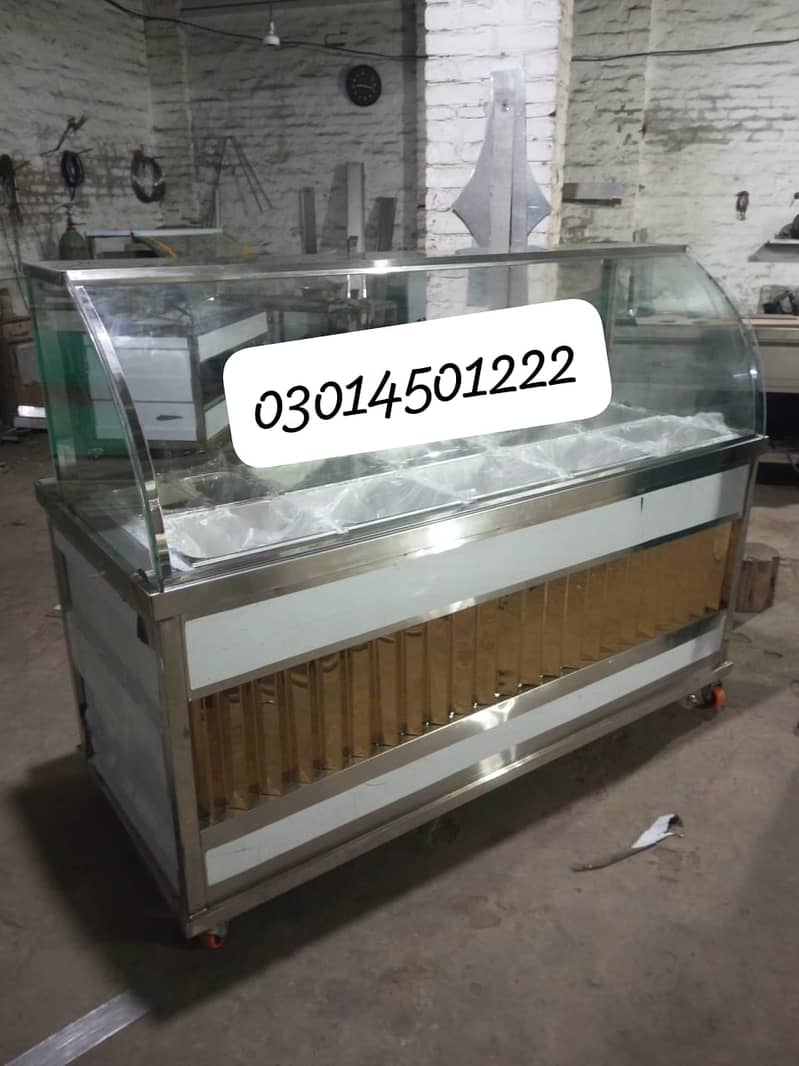 salad counter, dhai bhala counter, fruit chat counter 0