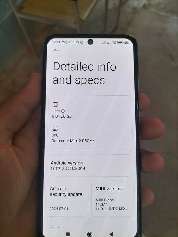 Redmi note 10s 8+5 /128 2