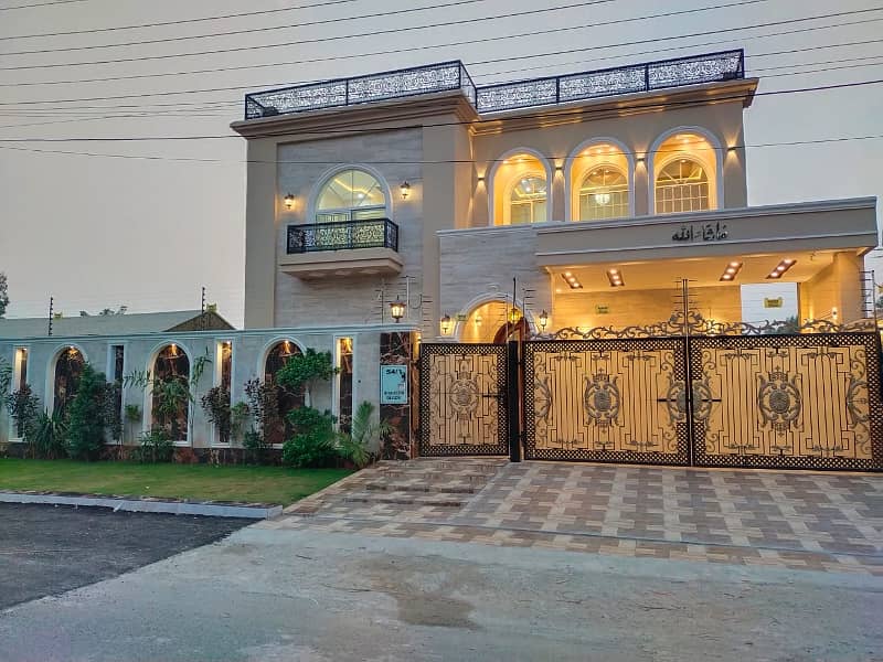 1 Kanal Brand New Double Story House For sale in Chinar Bagh Housing Society LTD Shaheen Block 0