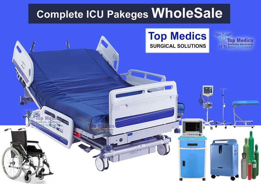 OT tables ,Operator table , Suction unit , ICU Monitor , drip stand 2