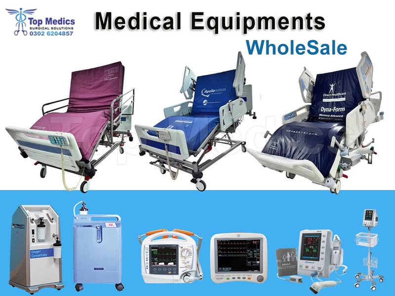 OT tables ,Operator table , Suction unit , ICU Monitor , drip stand 5