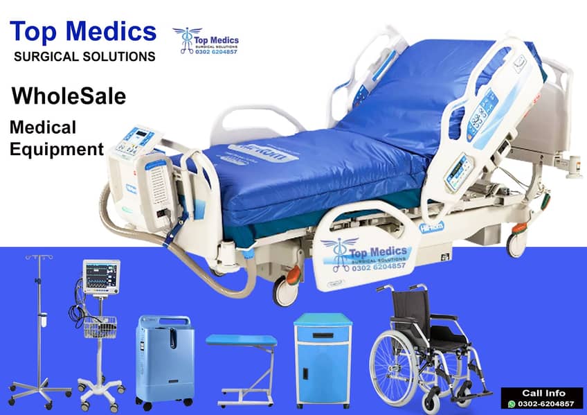 OT tables ,Operator table , Suction unit , ICU Monitor , drip stand 8