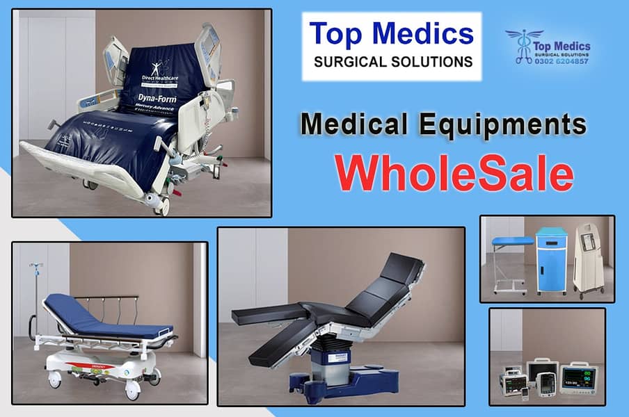 OT tables ,Operator table , Suction unit , ICU Monitor , drip stand 14