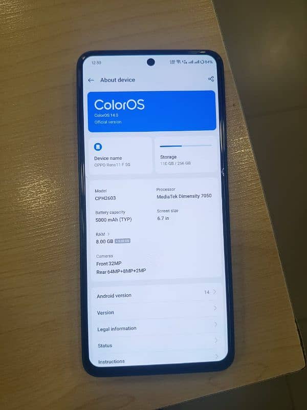 Oppo Reno 11 F 5G 0