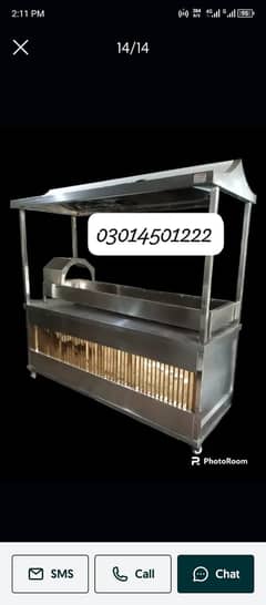 shawarma counter, burger counter, bbq counter, grill counter,Hot plate