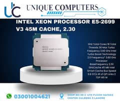 INTEL XEON PROCESSOR E5-2699 V3 45M CACHE, 2.30 0