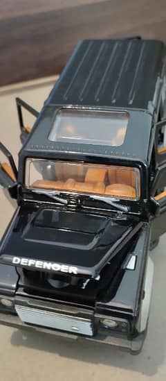 diecast defender model scale open door