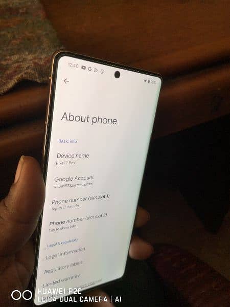 Google pixel 7pro 12/128 pta approved 10/10 3