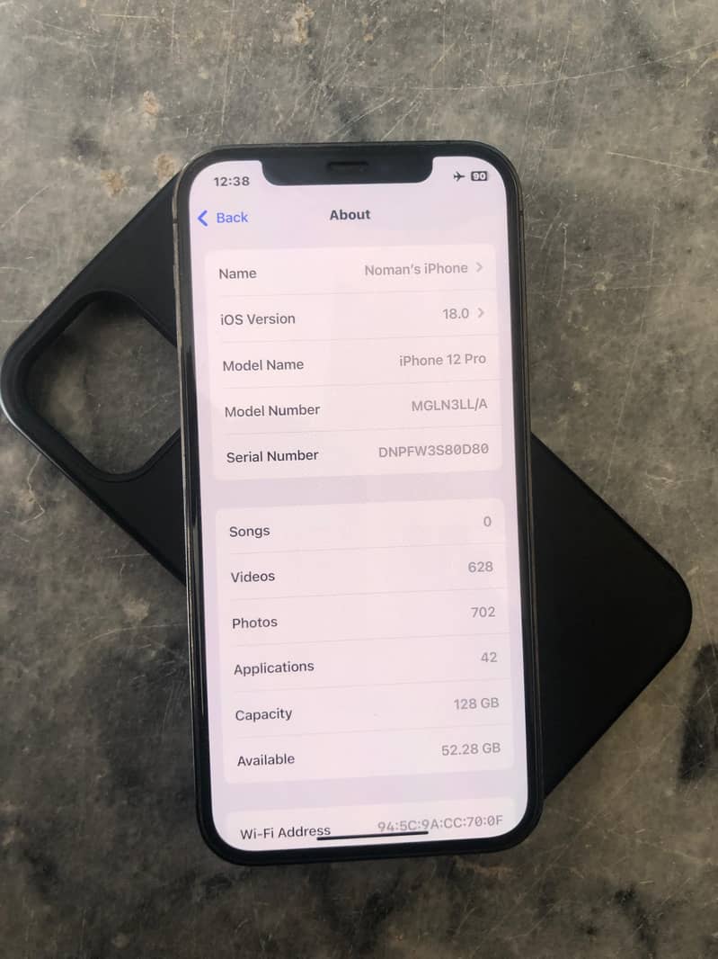 iPhone 12 pro jv 128 GB 4