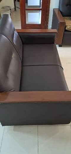 Leather sofa