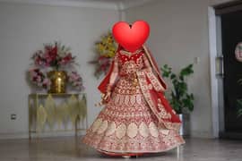 Indian style bridal lehnga 0