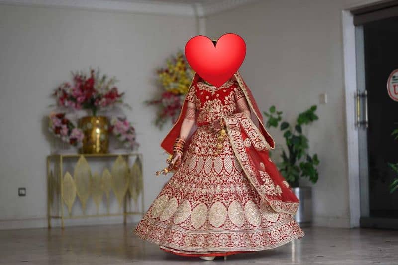 Indian style bridal lehnga 0