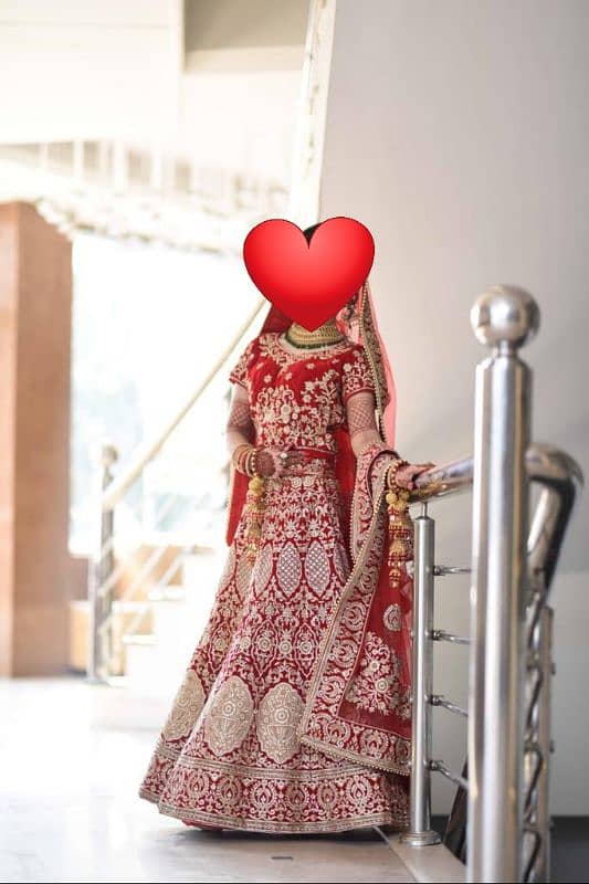 Indian style bridal lehnga 1