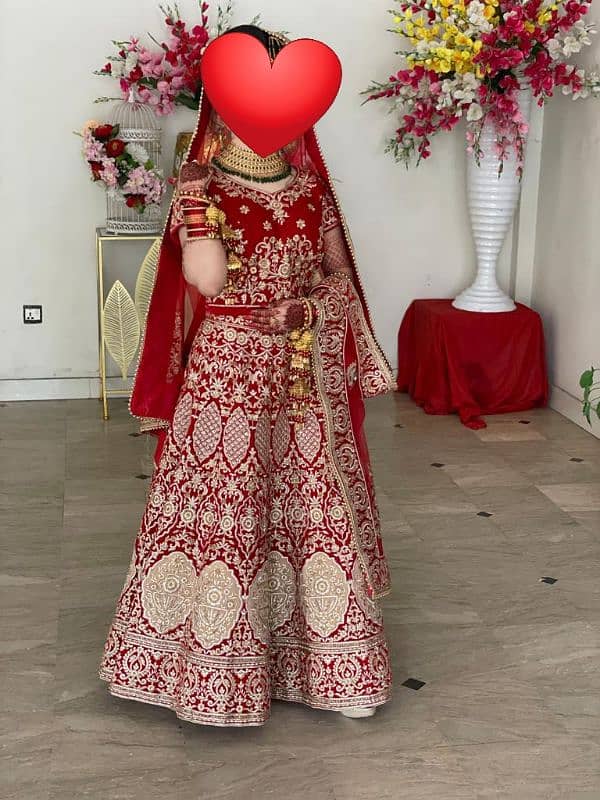 Indian style bridal lehnga 2