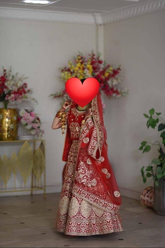 Indian style bridal lehnga 3