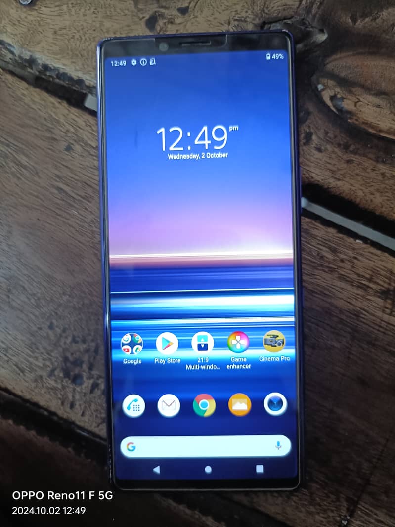 Sony Xperia 1 with original back cover 2