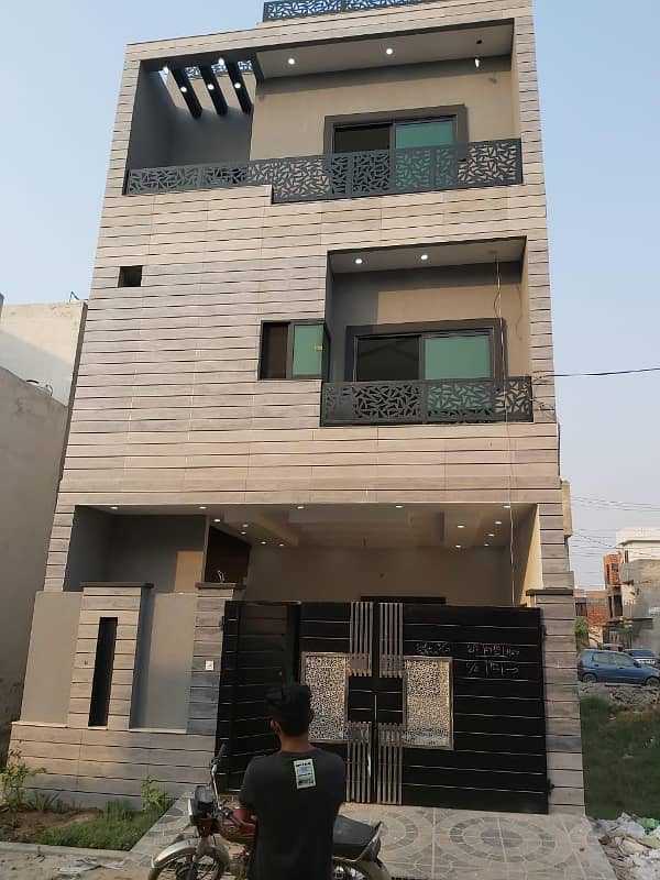 3 Marla Brand New Triple Storey House For Sale In Pak Arab Housing Society Ferozpur Road Lahore 0