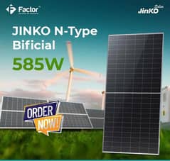 jinko Bifacial 585watt N type A great