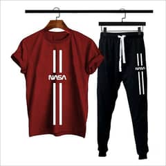 2 Pcs Mens Nasa Printed Track Suit