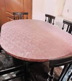 Dinning table with 6chairs