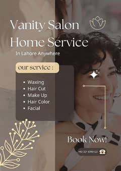 Salon Home Service For Prices & Details Contact Us