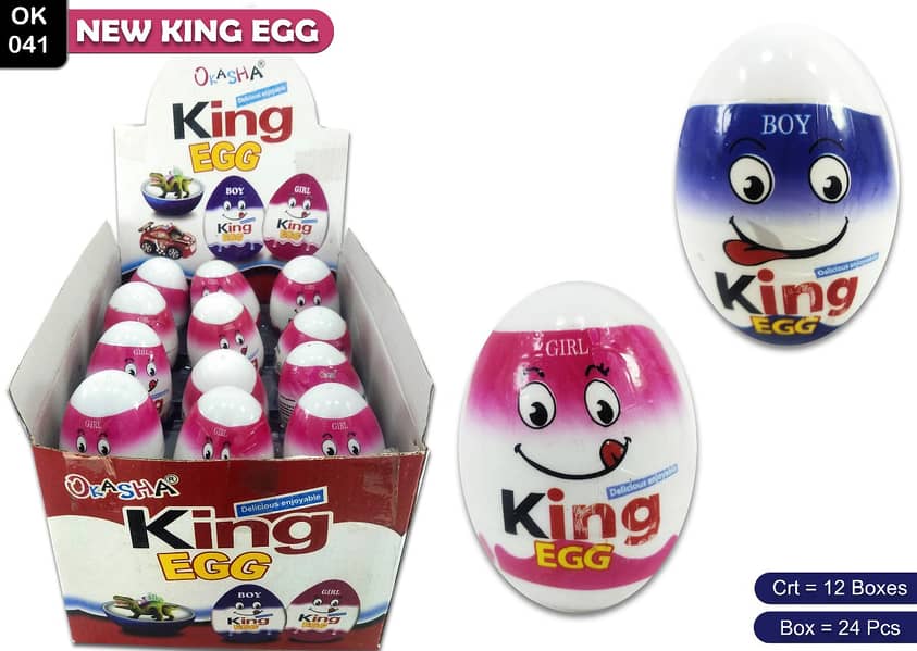 okasha king egg for boys and girls 0