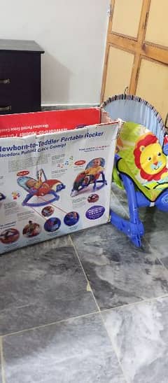 Baby vibration rocker and swing