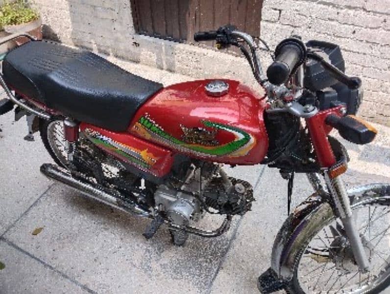 Road Prince 70cc Bike Red Colour Good Condition 12